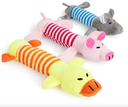 PELUCHE ALARGADO ANIMALITO RAYADO 